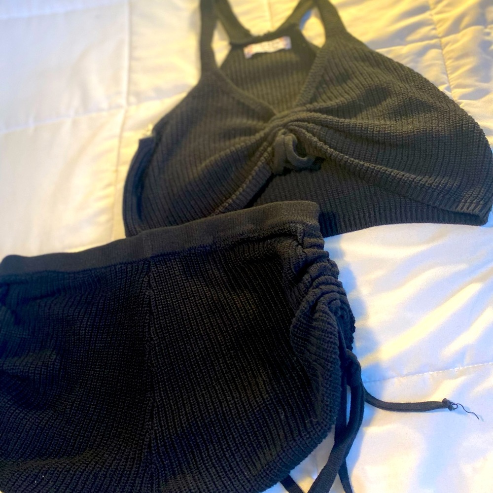 Jolie & Joy 2 piece Boho black set.